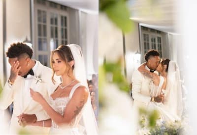 Tainá Castro e Éder Militão se casam em cerimônia luxuosa em SP