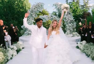 Endrick e Gabriely Miranda se casam com cerimônia luxuosa