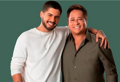 Zé Felipe emociona ao fazer homenagem com os filhos para Leonardo