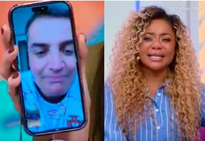 Leo Dias se despede ao vivo do Fofocalizando e Cariúcha se emociona