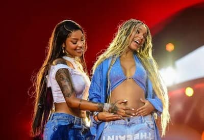 Ludmilla compartilha imagens com a filha durante o Numanice