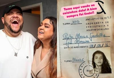 Gominho encontra boletim antigo de Preta Gil e se emociona: "A bixa sempre foi linda!"