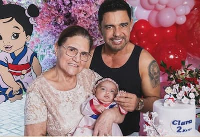 Zezé Di Camargo celebra aniversário de 81 anos da mãe com homenagem emocionante