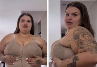 Thais Carla mostra corpo após perder mais de 50 kg: "Olha como ficou"