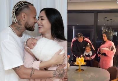 Bruna Biancardi e Neymar celebram o primeiro mês de vida de Mel
