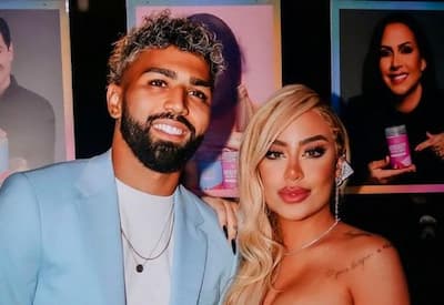 Gabigol e Rafaella Santos exibem alianças e reforçam clima de compromisso