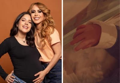 Nasce Oliver, primeiro neto de Joelma; veja fotos