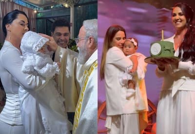 Luxo e emoção marcam o batizado da filha de Zezé Di Camargo e Graciele Lacerda