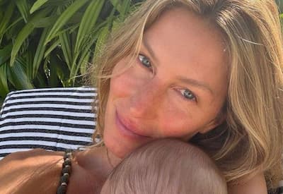 Gisele Bündchen posta foto com filho caçula e mostra rotina nos últimos dias