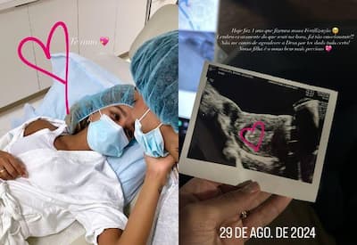 Brunna Gonçalves relembra inseminação e celebra 3 meses da filha
