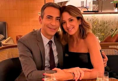 César Tralli revela que tem a mesma senha de celular que Ticiane Pinheiro