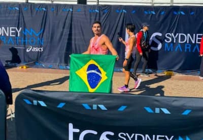 Nicolas Prattes faz história com melhor tempo em maratona de Sydney
