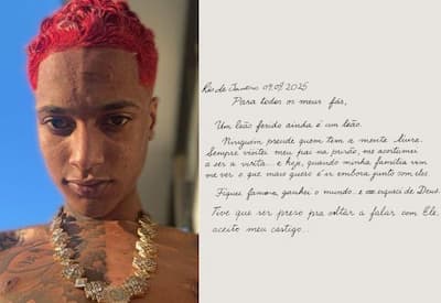 Oruam escreve carta direto da prisão aos fãs