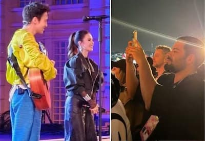 Sandy faz participação em show do The Town e recebe apoio do ex-marido