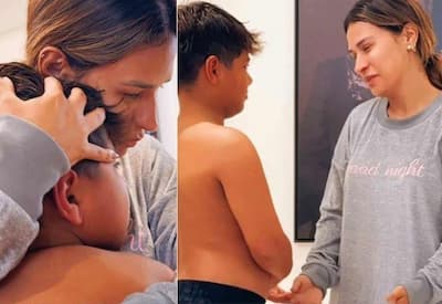 Filho de Simone Mendes se emociona ao saber do passado pobre da mãe