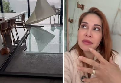 Maíra Cardi leva susto após ventos fortes quebrarem vidros de sua casa