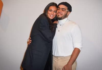 Alane Dias se encontra com namorado, Fran Gil, em Paris