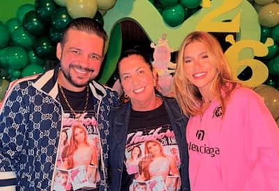 Vini Jr. manda presente especial para padrasto de Virginia