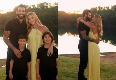 Gusttavo Lima emociona fãs em Londres ao levar Andressa Suita ao palco