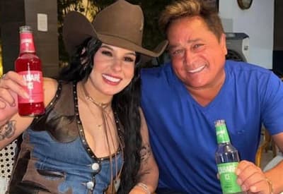 Ana Castela viraliza ao fazer pegadinha com Leonardo; veja vídeo