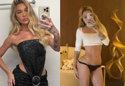 Karoline Lima exibe novo bumbum após procedimentos estéticos: "Olha essa voltinha"