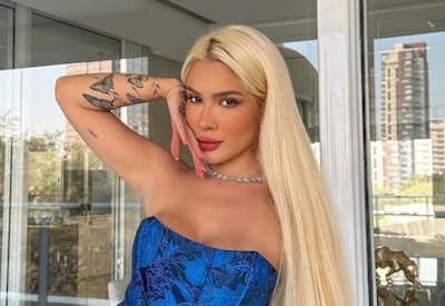 Karoline Lima reage após filha beber refrigerante em festa