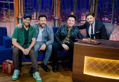 Churrasco, moda sertaneja e muita resenha no The Noite com João Bosco & Vinícius e a participação de Netão Bom Beef