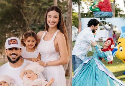 Sorocaba e Biah Rodrigues fazem festa luxuosa para filha