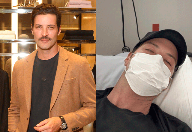 Ator atualiza estado de saúde após ser internado por ingerir gasolina