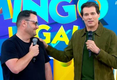 Celso Portiolli homenageia diretor do Domingo Legal: "Grande líder"