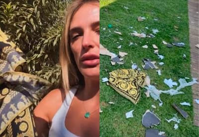 Rafa Brites leva prejuízo após cães destruírem vestido de grife