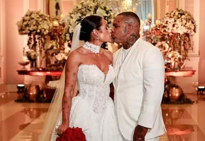 Rodriguinho e Bruna Amaral se casam em cerimônia íntima em SP