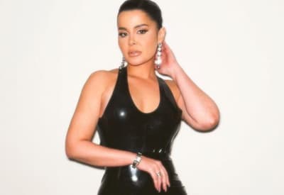 Maraisa surge deslumbrante em look preto para gravação de DVD