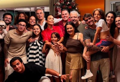 Ivete Sangalo comemora Natal com o ex-marido, Daniel Cady