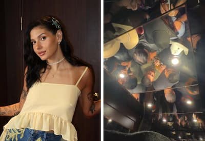 Ana Castela fica presa em elevador de cruzeiro e reage com bom humor