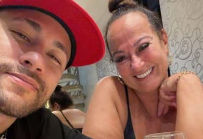 Neymar parabeniza Nadine Gonçalves pelos 59 anos e declara amor nas redes