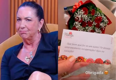 Após acidente, mãe de Virginia recebe buquê misterioso e se emociona: "Tava precisando"