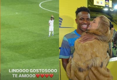 Apaixonada, Virginia Fonseca elogia Vini Jr. durante partida do Real Madrid: "gostoso"