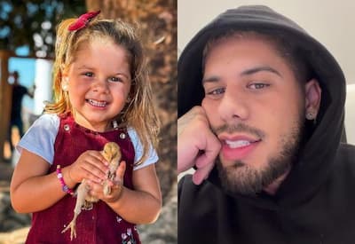 Zé Felipe conta "crise" de Maria Flor e brinca: "Trocou de roupa umas quatro vezes"