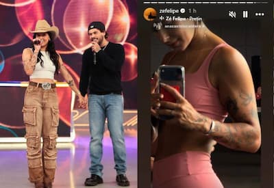 Zé Felipe repostou foto de Ana Castela e emoji "caliente" chama atenção dos fãs