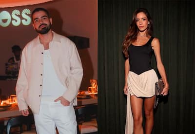 João Silva é flagrado aos beijos com influenciadora na Sapucaí