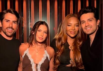 Ludmilla, Luan Santana e Ana Castela aproveitam noite de karaokê em Miami