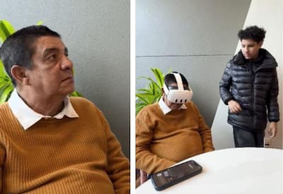 Zeca Pagodinho se aventura na realidade virtual e reação diverte seguidores