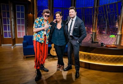 Danilo Gentili recebe Rafael Infante em noite quase terapêutica