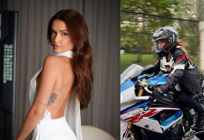 Juliette volta a andar de moto e preocupa fãs após queda recente