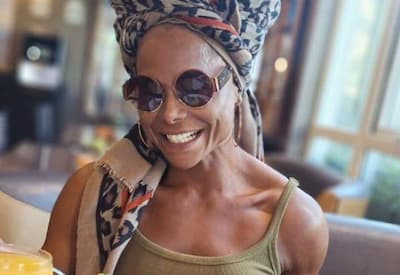 Adriana Bombom sofre queda durante exercício em Ipanema