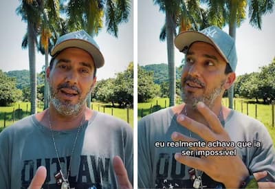 André Marques posta vídeo comemorando 2 anos sem fumar: "Não é fácil"