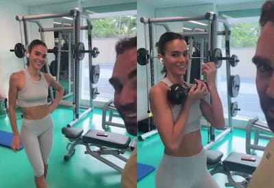 Bruna Marquezine exibe tanquinho em treino noturno e chama atenção nas redes