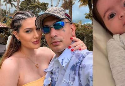 MC Guimê se derrete ao mostrar filha de 3 meses: "A carinha do papai"