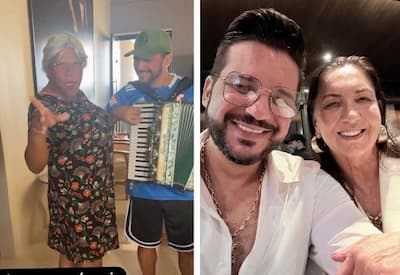 Margareth Serrão e Danilo Sanfoneiro reatam relacionamento